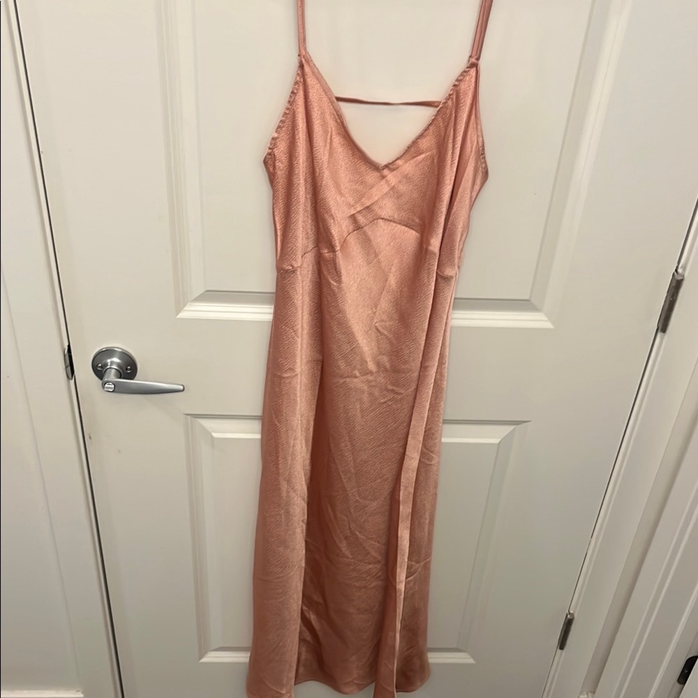 Free People Rose/Blush Textured Dress